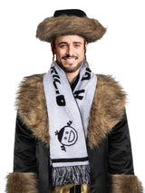 Black & White Purim Scarf Costume Accessory