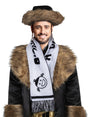Black & White Purim Scarf Costume Accessory