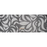 Stretch Polyester Mesh Print - Ivory and Black Abstract - Designer Deadstock