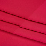 Stretch Polyester Crepe Double Knit - Raspberry - Designer Deadstock