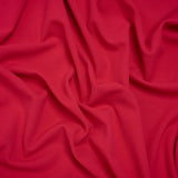 Stretch Polyester Crepe Double Knit - Raspberry - Designer Deadstock