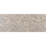 Puckered Lightweight Polyester Crepe - Light Beige - Designer Deadstock
