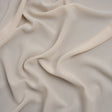 Puckered Lightweight Polyester Crepe - Light Beige - Designer Deadstock