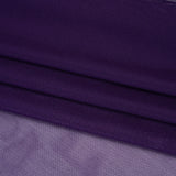 Polyester Stretch Mesh - Aubergine Purple - Designer Deadstock