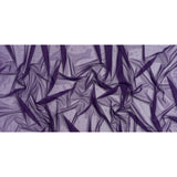 Polyester Stretch Mesh - Aubergine Purple - Designer Deadstock