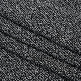 Stretch Polyester Jacquard Knit - Black and White Abstract - Designer Deadstock