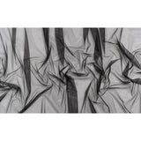 Polyester Tulle - Black - Designer Deadstock
