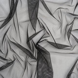 Polyester Tulle - Black - Designer Deadstock