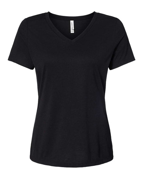 BELLA + CANVAS® Women's Relaxed Triblend Short Sleeve V-Neck Tee