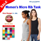 BELLA + CANVAS® Women's Micro Rib Tank - 1081