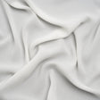 Lightweight Polyester Crepe - Ecru - Designer Deadstock