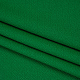 Textured Polyester Woven - Kelly Green - Designer Deadstock