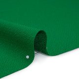 Textured Polyester Woven - Kelly Green - Designer Deadstock