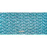 Plisse Lace - Turquoise Floral - Designer Deadstock