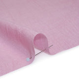 Slubbed Rayon and Polyester Woven - Prima Pink - Designer Deadstock
