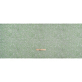 Polyester Chiffon - Grass Green, White and Black Abstract - Designer Deadstock