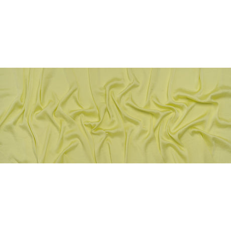 Polyester Charmeuse - Lemon Yellow - Designer Deadstock