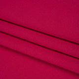 Stretch Polyester Crepe - Deep Pink - Designer Deadstock