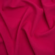 Stretch Polyester Crepe - Deep Pink - Designer Deadstock