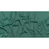 Crinkled Lightweight Polyester Satin - Sea Glass Green - Designer Deadstock