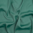 Crinkled Lightweight Polyester Satin - Sea Glass Green - Designer Deadstock