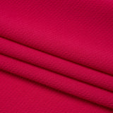 Stretch Polyester Crepe - Hot Pink - Designer Deadstock