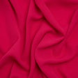 Stretch Polyester Crepe - Hot Pink - Designer Deadstock
