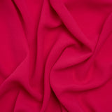 Stretch Polyester Crepe - Hot Pink - Designer Deadstock