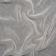 Polyester Chiffon Print - Light Beige and White Delicate Floral Silhouettes - Designer Deadstock
