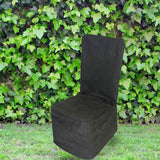 10 Pieces Black Polyester Dust Covers for Chiavari Chairs Protective Storage Solution