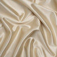 Satin-Faced Stretch Polyester Knit - Champagne Gold - Designer Deadstock