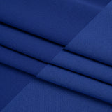 Stretch Polyester Crepe Double Knit - Cobalt Blue - Designer Deadstock