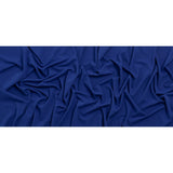 Stretch Polyester Crepe Double Knit - Cobalt Blue - Designer Deadstock