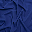 Stretch Polyester Crepe Double Knit - Cobalt Blue - Designer Deadstock