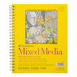 Strathmore 300 Series Mixed Media Spiral Pad, Micro Perforated - 40 Sheets, 117lb - 9" x 12"