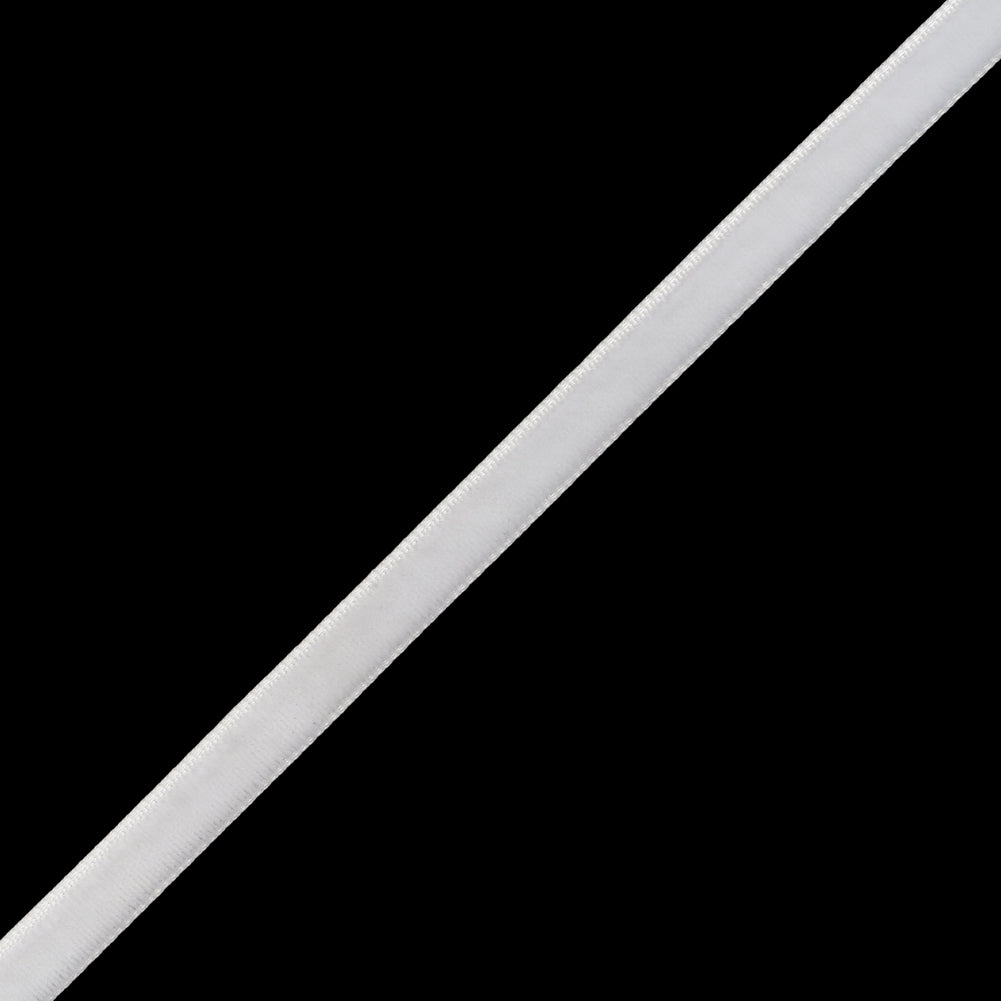 Velvet Ribbon Single Faced - 0.25" - Off White