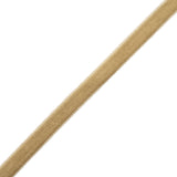 Velvet Ribbon Single Faced - 0.375" - Beige