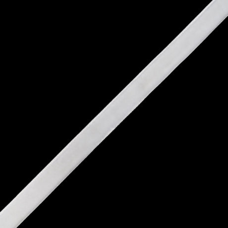Velvet Ribbon Single Faced - 0.375" - Off White
