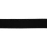 Velvet Ribbon Single Faced - 0.875" - Black