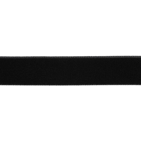 Velvet Ribbon Single Faced - 0.875" - Black