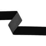 Velvet Ribbon Single Faced - 1.875" - Black