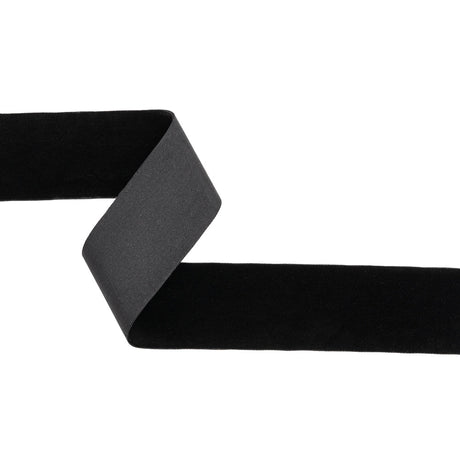 Velvet Ribbon Single Faced - 1.875" - Black
