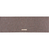 Boucle Tweed with Metallic Eyelash Fringe - White, Black and Red Plaid - Deadstock