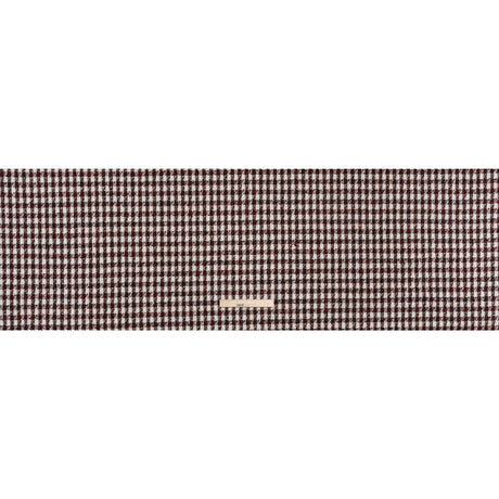 Boucle Tweed with Metallic Eyelash Fringe - White, Black and Red Plaid - Deadstock