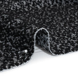 Tweedy Boucle - Black and White Abstract - Deadstock
