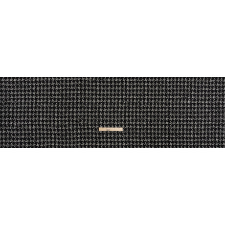 Crepe Polyester Woven - Black and White Plaid - Deadstock