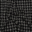 Crepe Polyester Woven - Black and White Plaid - Deadstock