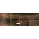 Wool Blend Tweedy Boucle Woven - Brown, Beige and Rainbow Blocky Houndstooth