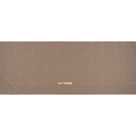 Metallic Tweed - Cream and Brown Houndstooth - Deadstock