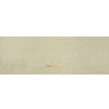 Polyester Tweed with Short Fringe - Pastel Pink, Yellow and Blue Striations - Deadstock